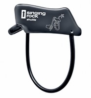 Sicherungsgerät SHUTTLE BLACK Singing Rock Farbe Schwarz Abseilgerät Seil PSA