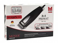 Profi Hunde Schermaschine MOSER 1234, 2 Schneidsätze, Tierschermaschine Trimmer