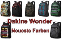 DAKINE Schulrucksack  -  WONDER  -  Rucksack NEUESTE Farben NEU