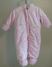 Absorba footed infant girl snow suit bunting size 6-9 months