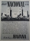 Hotel Nacional De Cuba Ocean Travel Tourism Vacation 1940s ORIGINAL PRINT AD