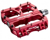 REVERSE Escape Rot MTB Fahrrad Pedale DH FX FR Flat Pedal Paar Neu