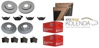 ZIMMERMANN BREMSENSET BREMSENKIT KOMPLETT VORNE HINTEN VORDERACHSE HINTERACHSE