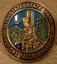 Intestate State Park Mn new badge mount stocknagel hiking medallion G0285