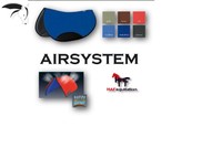 Western Pad Haf Airnet rund anatomisch geformt Unterseite Netzstruktur