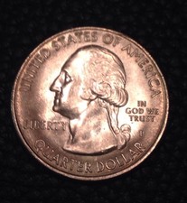 2016-P 25c Illinois Shawnee - Grease Strike Obverse - Die Breaks/Chips Reverse