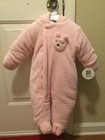 Absorba Baby Girl Fuzzy Plush Snowsuit 3-6mo