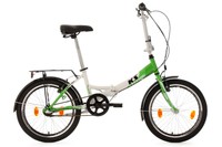 FALTRAD FX300 20" GRÜN 3 GÄNGE DREHGRIFFSCHALTUNG KLAPPRAD KS CYCLING 580B