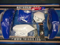 New WR WRF 400 426 98-02 Plastic Kit Enduro Plastics White Headlight Rear Light