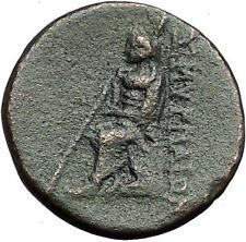 Smyrna in Ionia 75Bc Apollo Poet Homer Odyssey Iliad Ancient Greek Coin i55946