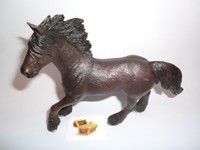 SCHLEICH Schleich Reiterhof Stute Friese schwarz stehend Pferd  13604 von 2005