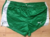 Original Werder Bremen Matchworn Hose Gr 7 PUMA Grün Kein Trikot
