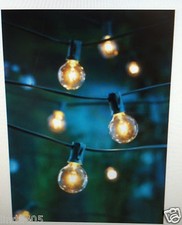 25 CLEAR G40 GLOBE RV INDOOR/OUTDOOR WEDDING PATIO PARTY STRING LIGHTS 21'