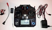 Futaba T10J 2,4 GHz T-FHSS Mode 2 mit Empfänger R3008SB 