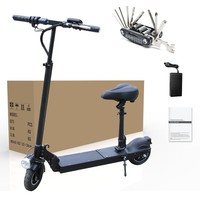 AGDA Sichere und Zuverlässige Elektroroller Wit Bequemem Sitz. Schwarz