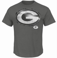 NFL Football T-Shirt GREEN BAY PACKERS charcoal Line-to-Gain von Majestic neu!