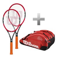 Wilson Paket 2 x Pro Staff 95 S + Racket Bag OVP