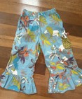 Matilda Jane girl's size 6 floral pants, guc