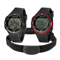 Neu Sportuhr Pulsuhr Armbanduhr Herzfrequenzmesser Sportuhren mit Brustgurt X5D5
