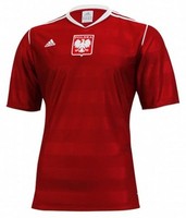 Original Polen Polska Retro Trikot Shirt von Adidas Größe M in rot