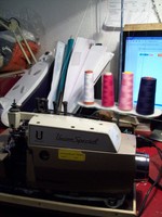 Overlock Union Special 39500, 4 Faden,wie Haushalt,Fußanlasser,220v