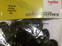 743075  Reifenset 46-teilig Herpa Minitanks H0 Roco 1.87 Scale