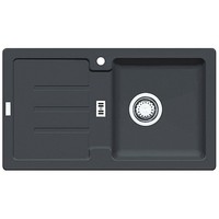 Franke Spüle STRATA STG 614-78 Graphit mit Stopfenventil / Ausschnittsmaß: 760 x