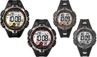 Timex Marathon Digital Alarm Chronograph Black Resin Strap Gents Watch