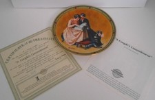 New w/Box + Cert. of Auth~Norman Rockwell Collector's Plate~Couple's Commitment