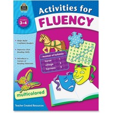 Teacher Created Resources Activities for Fluency Activity Printed Book - English