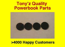 Set of 4 Rubber Feet for Powerbook G3 Pismo Firewire M7572 or Lombard M5343