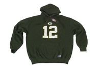 Aaron Rodgers #12 Green Bay Packers Player Hoodie,NFL Football,Gr.XL