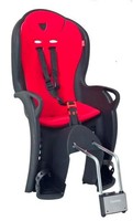 Hamax Kiss Fahrrad Kindersitz schwarz/rot inkl. Halterung Neu!