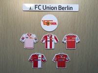 1. FC Union Berlin Magnet Trikot verschiedene Saisons Logo Bundesliga Fussball