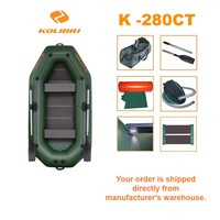 KOLIBRI K-280СT Inflatable Rowing Boat Schlauchboot Angelboot 