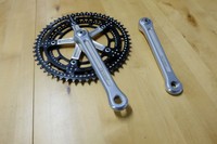 vintage rennrad kurbel shimano dura ace ex black 170mm 52/42