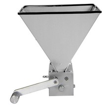 grain mill grinder barley kegco crusher homebrew malt roller hopper