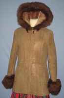 LUXUS 100% NATURGEWACHSEN LAMMFELL JACKE SHEARLING JACKET GR. 36-38/ M/ UK-12/ U