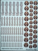 Jägermeister Decals 1:24 und 1:32