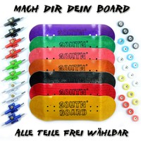 SOUTHBOARDS® Fingerboard SET Holz lackiert wooden handmade Fingerskateboard