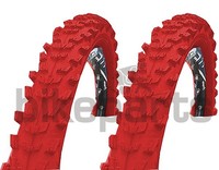2 Stück Fahrradreifen Kenda 24" MTB Reifen 24x1,95 (50-507) rot