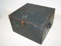 alte Munitionskiste, Wehrmacht Kiste 2. WK Metall Deko Sanitätskiste