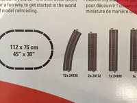 Aus Märklin Artnr 29162 -G , C-Gleis-Set  (16teilig) * NEU ohne OVP