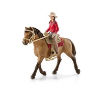 Schleich Nr. 42112 WESTERNREITERIN mit Pferd Neu !
