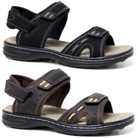 Mens Hiking Walking Summer Beach Mules Velcro Sports Trekking Sandals Shoes Size