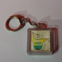 Original alter BP Wechselbild Wackelbild Schlüsselanhänger 60er Jahre