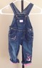OshKosh B'gosh Jean Overalls Size 18 months Blue with Pink