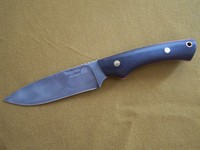 Exklusives Custom Jagdmesser / Outdoormesser Damastmesser High Carbon Damast