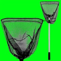 Alu Teich Pool Kescher Teichkescher Unterfangkescher Klappgelenk Teichzubehör