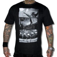 Herren T-Shirt Rowdytum Schwarz Ultras AC/AB 13/12 Hooligans Hools Firm Shirts